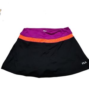 Fila Black Elastic Waist Pull-On Skort‎ Size M 8/10